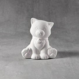 Ceramic Bisque Little Cat - Case of 6 Ceramic Bisque Little Cat - Case of 6